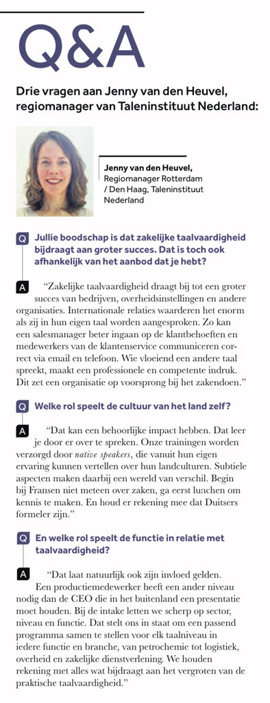 Het Financieele Dagblad - Taleninstituut Nederland 