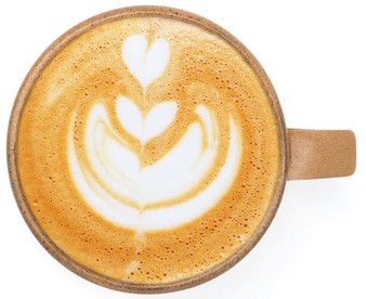 De slimste speller 1 - Taleninstituut Nederland Top view flat lay hot latte coffee with art heart shape in brown ceramic mug isolated on white background. space for your text. 2179094176 690x510 1 - Taleninstituut Nederland